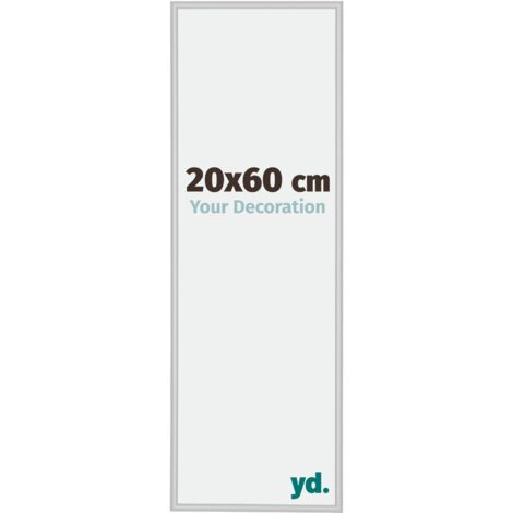 yd. - Cadre photo 20x60 - Argent Mat - Aluminium - Miami