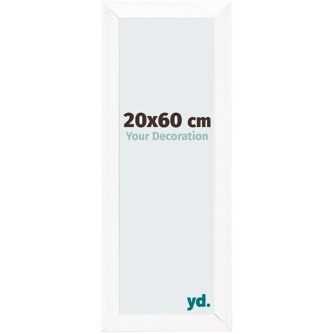 yd. - Cadre photo 20x60 - Blanc Mat - MDF - Pisa
