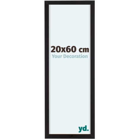 yd. - Cadre photo 20x60 - Noir - Aluminium - Virginia