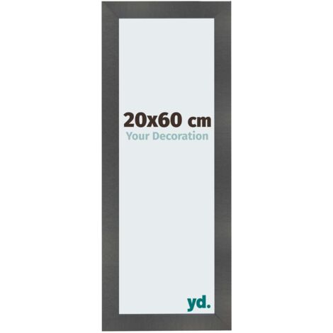 yd. - Cadre photo 20x60 - Noir Mat - MDF - Pisa