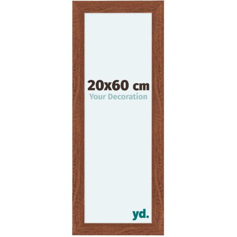 yd. - Cadre photo 20x60 - Noyer - MDF - Como