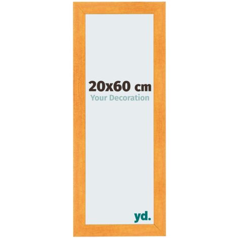 yd. - Cadre photo 20x60 - Orange - MDF - Pisa