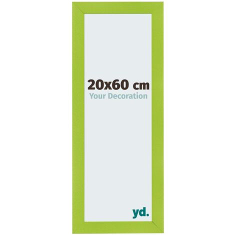 yd. - Cadre photo 20x60 - Vert - MDF - Pisa
