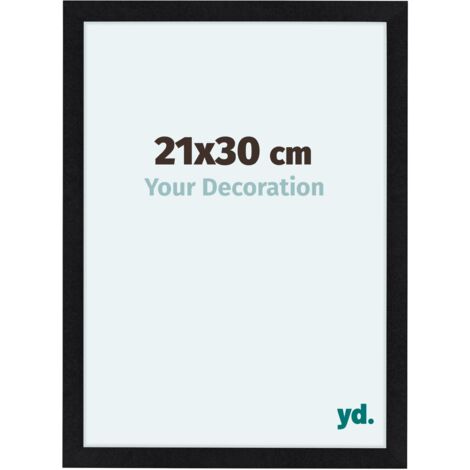 yd. - Cadre photo 21x30 - Noir Mat - MDF - Como