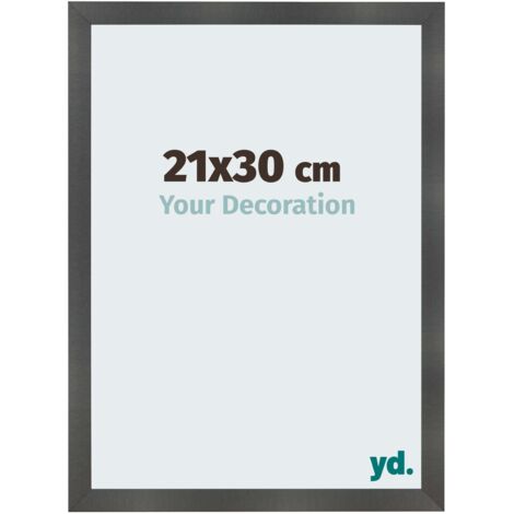 yd. - Cadre photo 21x30 - Noir Mat - MDF - Pisa