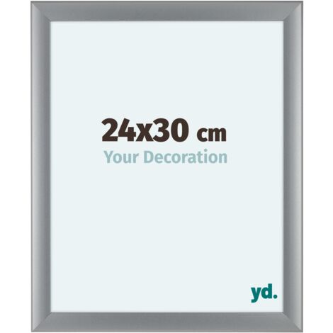 yd. - Cadre photo 24x30 - Argent Mat - MDF - Como
