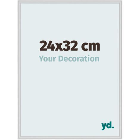 yd. - Cadre photo 24x32 - Argent Mat - Aluminium - Miami
