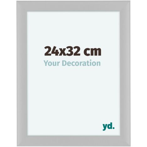 yd. - Cadre photo 24x32 - Blanc Brillant - MDF - Como