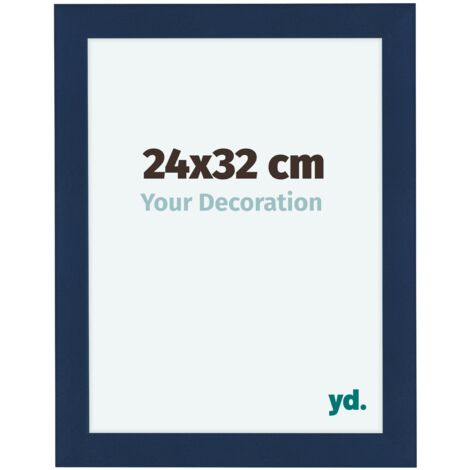 yd. - Cadre photo 24x32 - Bleu Fonce Patine - MDF - Como