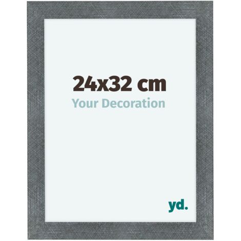 yd. - Cadre photo 24x32 - Fer Patine - MDF - Como