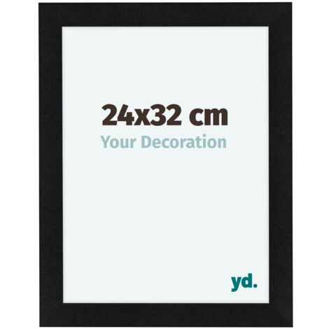 yd. - Cadre photo 24x32 - Noir Mat - MDF - Como