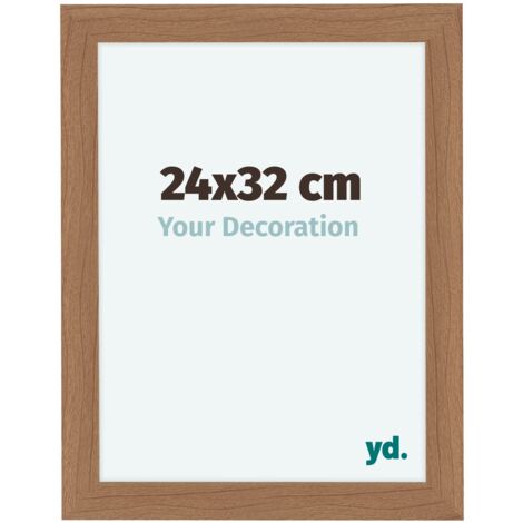 yd. - Cadre photo 24x32 - Noyer clair - MDF - Como