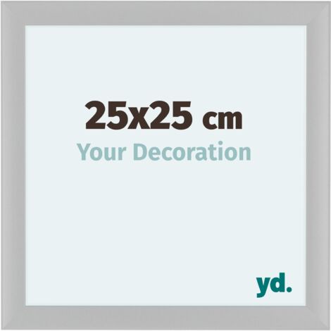 yd. - Cadre photo 25x25 - Blanc Mat - MDF - Como