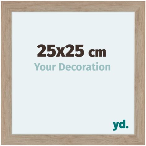 yd. - Cadre photo 25x25 - Chene Clair - MDF - Como