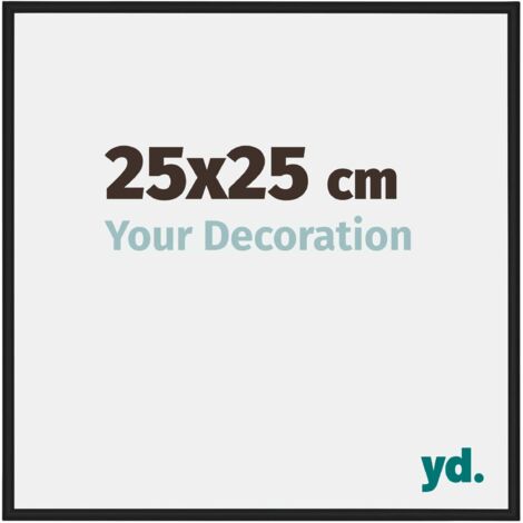 yd. - Cadre photo 25x25 - Noir Mat - Aluminium - New York