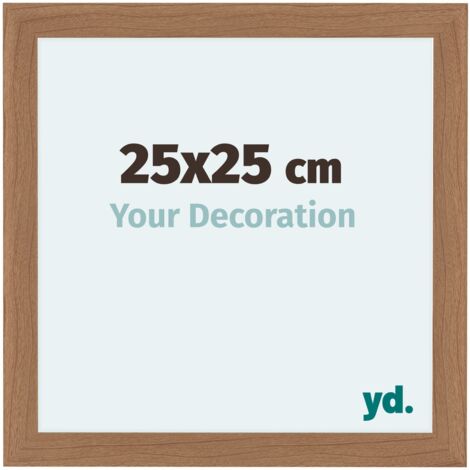 yd. - Cadre photo 25x25 - Noyer clair - MDF - Como