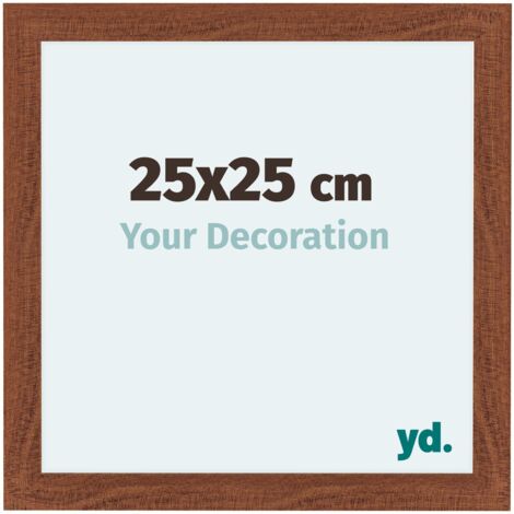 yd. - Cadre photo 25x25 - Noyer - MDF - Como