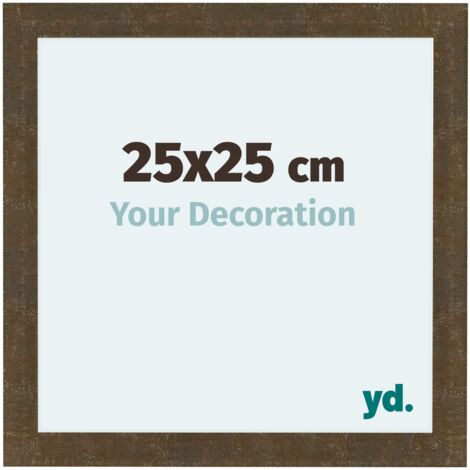 yd. - Cadre photo 25x25 - Or Antique - MDF - Como