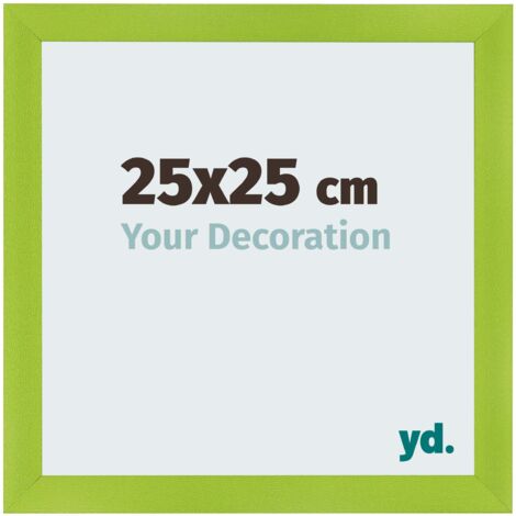 yd. - Cadre photo 25x25 - Vert - MDF - Pisa