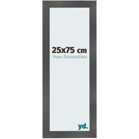 yd. - Cadre photo 25x75 - Noir Mat - MDF - Pisa