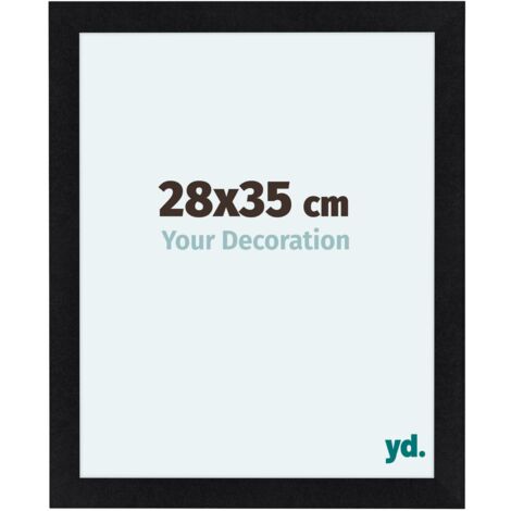 yd. - Cadre photo 28x35 - Noir Mat - MDF - Como