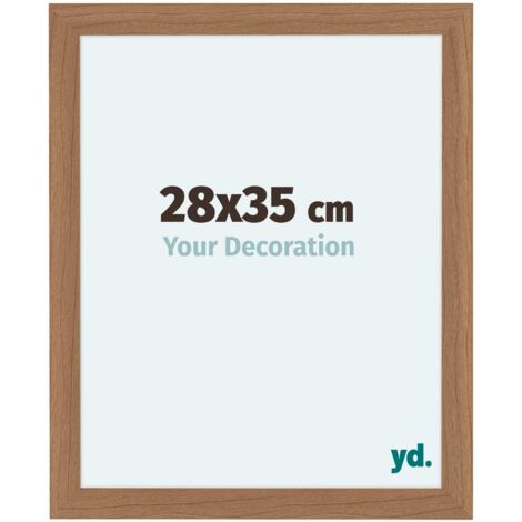 yd. - Cadre photo 28x35 - Noyer clair - MDF - Como