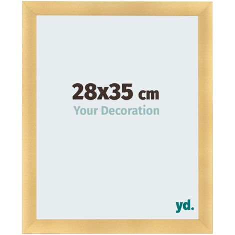yd. - Cadre photo 28x35 - Or Mat - MDF - Pisa