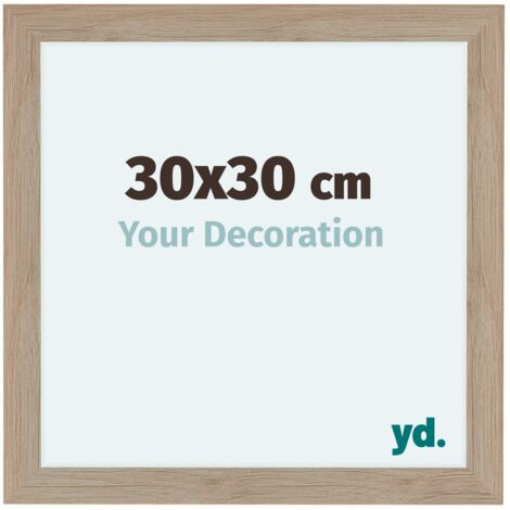 yd. - Cadre photo 30x30 - Chene Clair - MDF - Como