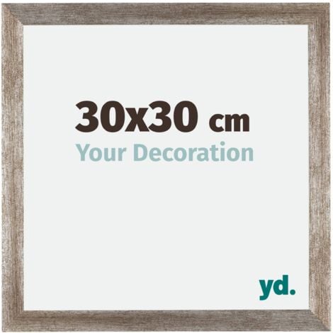 yd. - Cadre photo 30x30 - Métal Vintage - MDF - Mura