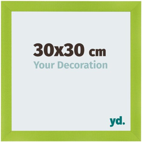 yd. - Cadre photo 30x30 - Vert - MDF - Pisa