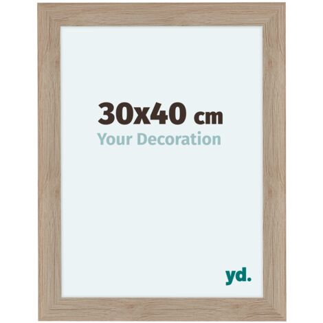 yd. - Cadre photo 30x40 - Chene Clair - MDF - Como