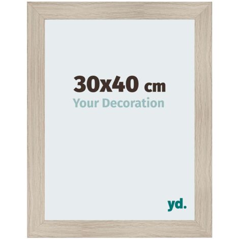yd. - Cadre photo 30x40 - Chene Clair - MDF - Pisa