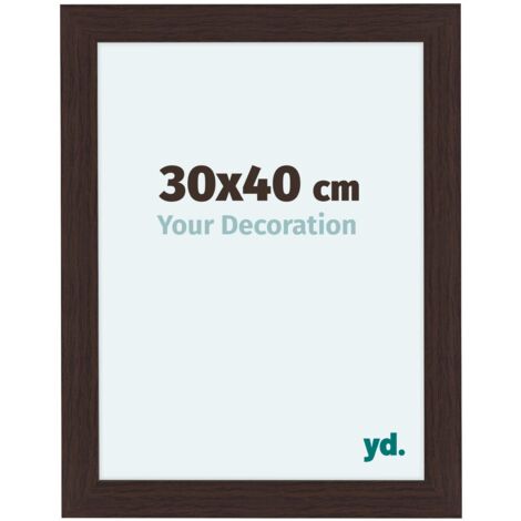 yd. - Cadre photo 30x40 - Chene Fonce - MDF - Como