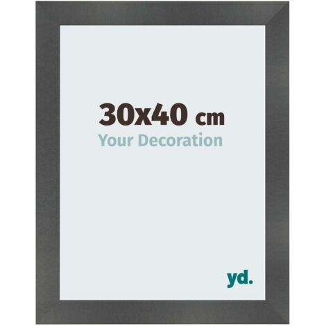yd. - Cadre photo 30x40 - Noir Mat - MDF - Pisa