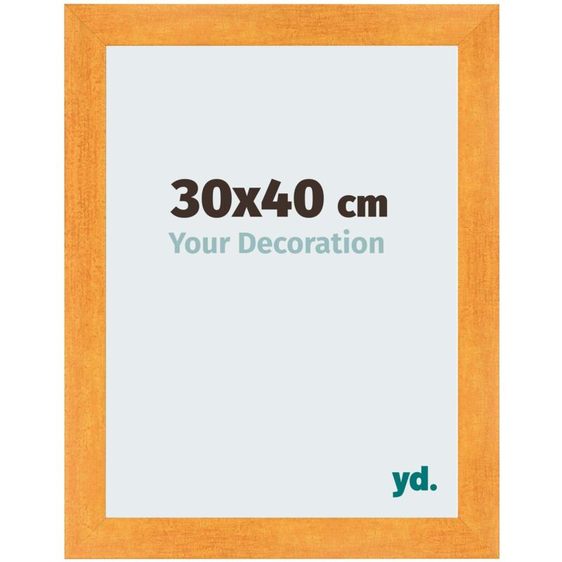 yd. - Cadre photo 30x40 - Orange - MDF - Pisa