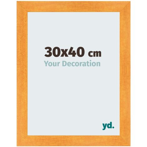 yd. - Cadre photo 30x40 - Orange - MDF - Pisa