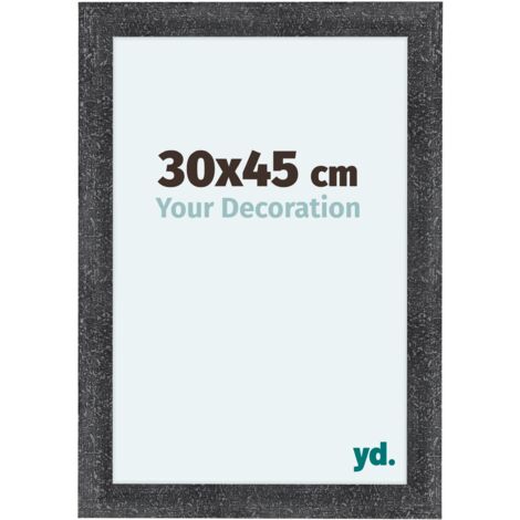yd. - Cadre photo 30x45 - Gris Patine - MDF - Como