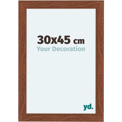 yd. - Cadre photo 30x45 - Noyer - MDF - Como