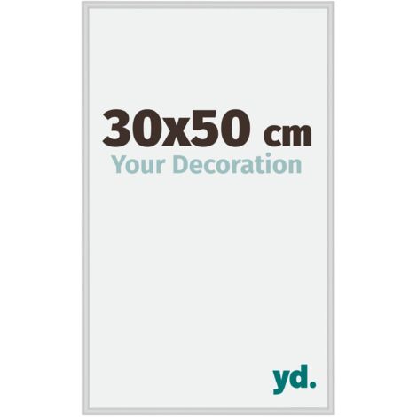 yd. - Cadre photo 30x50 - Argent Mat - Aluminium - Miami