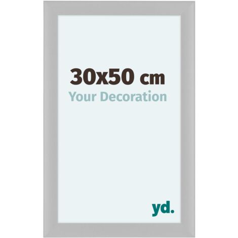 yd. - Cadre photo 30x50 - Blanc Mat - MDF - Como