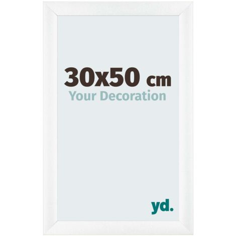 yd. - Cadre photo 30x50 - Blanc Mat - MDF - Pisa