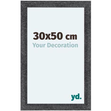 yd. - Cadre photo 30x50 - Gris Patine - MDF - Como