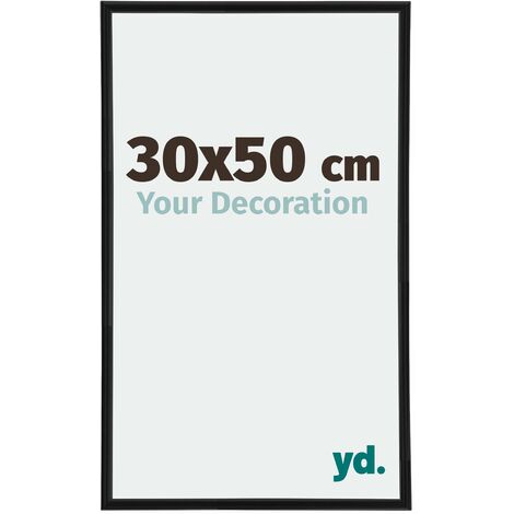 yd. - Cadre photo 30x50 - Noir Mat - Plastique - Annecy