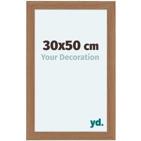 yd. - Cadre photo 30x50 - Noyer clair - MDF - Como