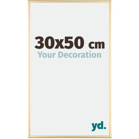 yd. - Cadre photo 30x50 - Or - Aluminium - Kent