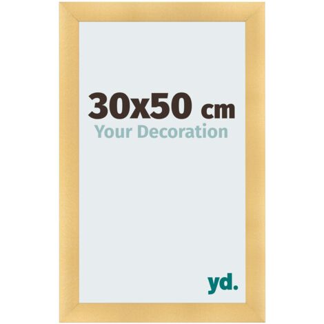 yd. - Cadre photo 30x50 - Or Mat - MDF - Pisa