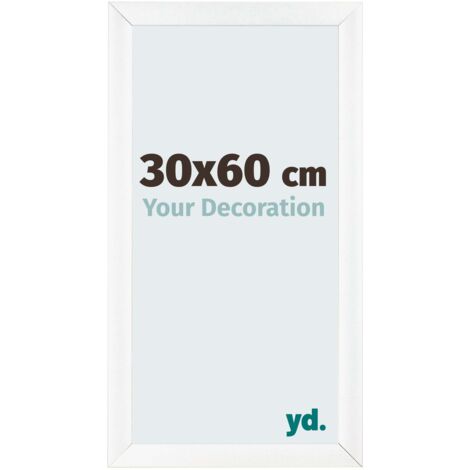 yd. - Cadre photo 30x60 - Blanc Mat - MDF - Pisa