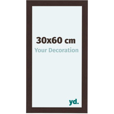 yd. - Cadre photo 30x60 - Chene Fonce - MDF - Como
