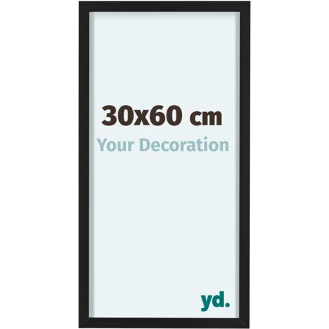 yd. - Cadre photo 30x60 - Noir - Aluminium - Virginia