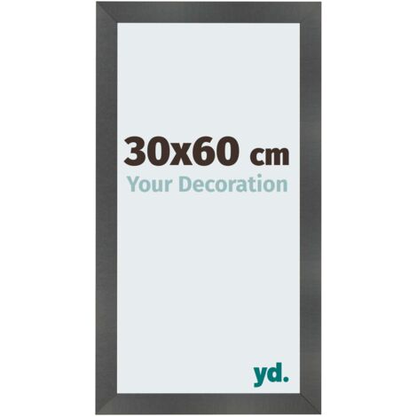 yd. - Cadre photo 30x60 - Noir Mat - MDF - Pisa